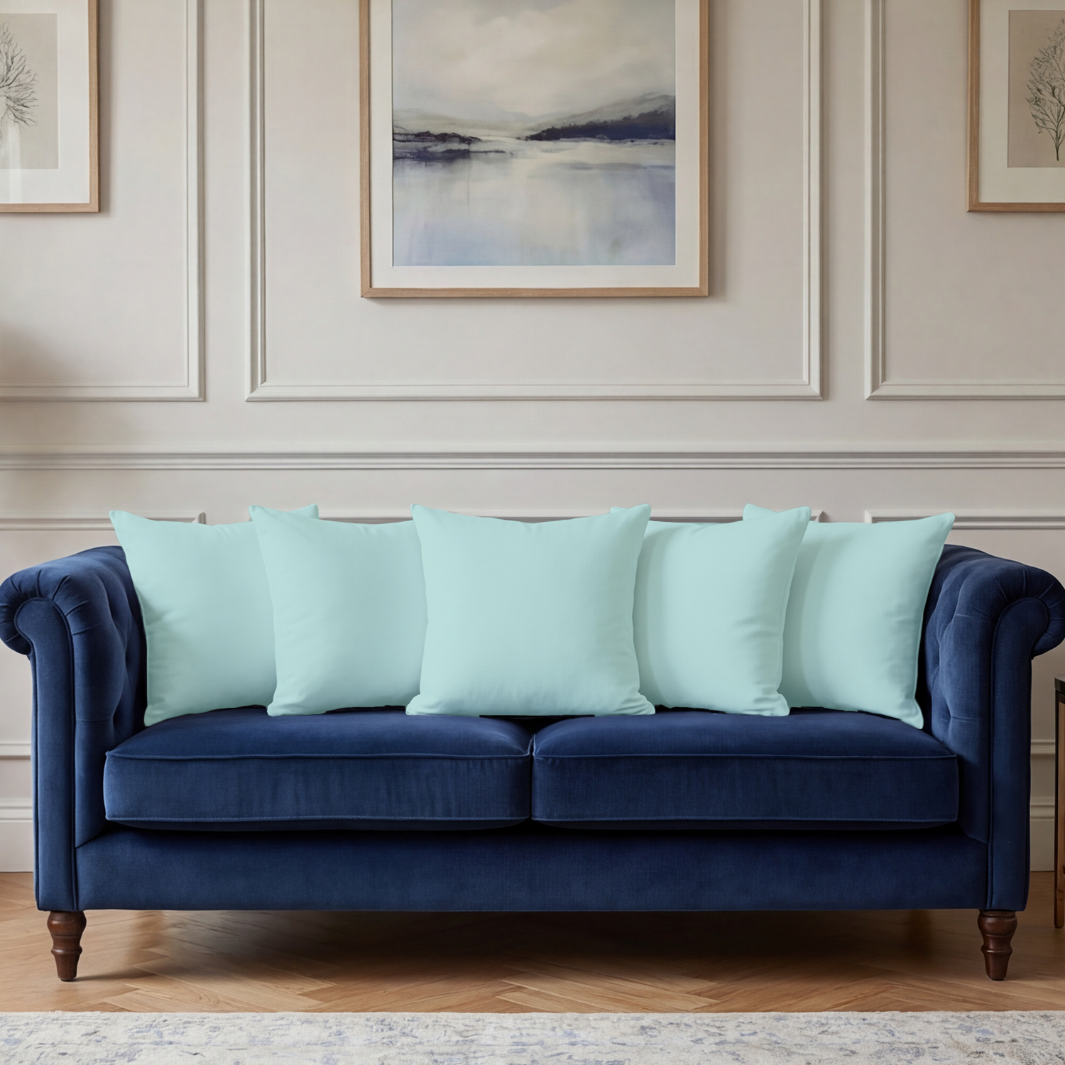 Aqua Blue Cushion Covers