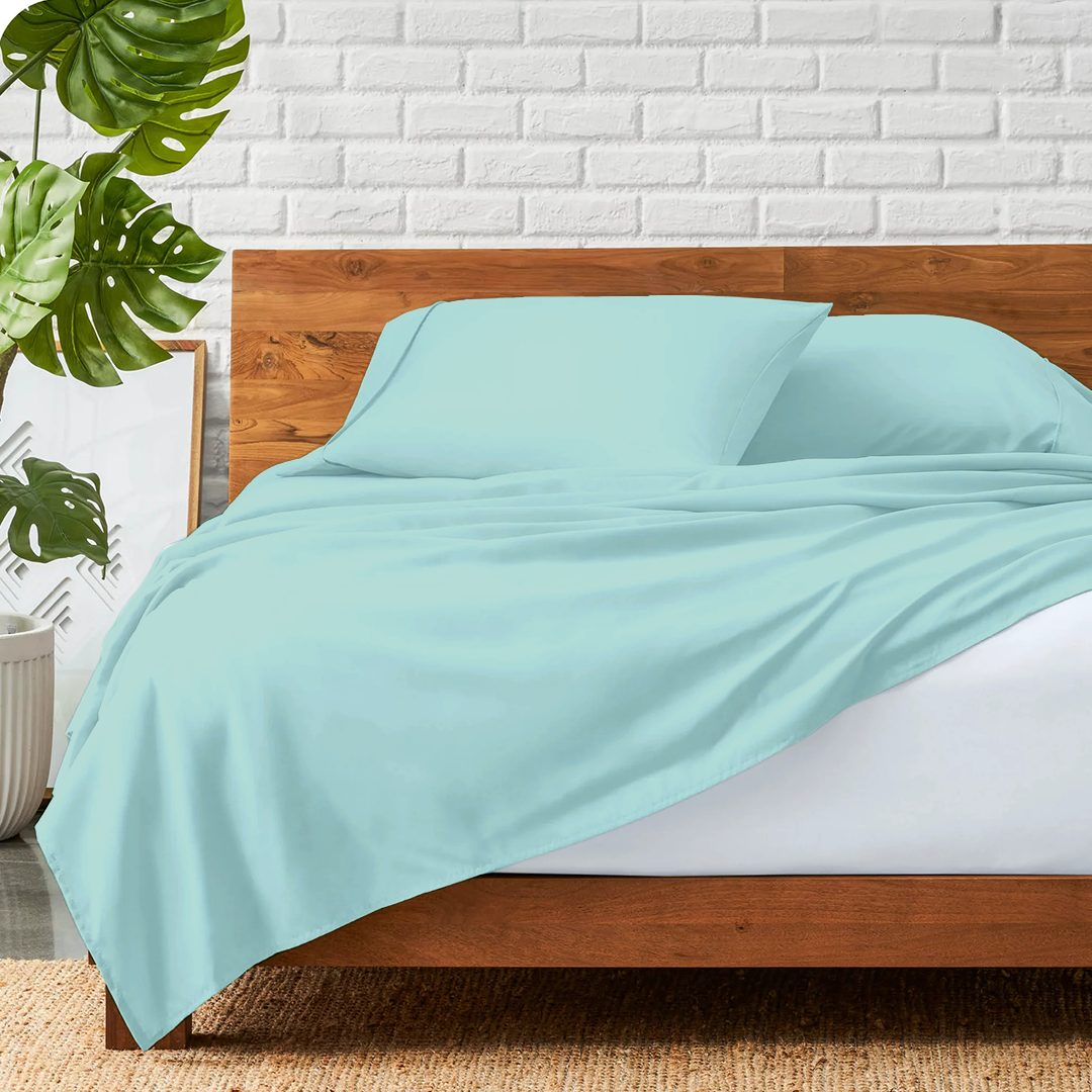 Aqua Blue Bed Sheets