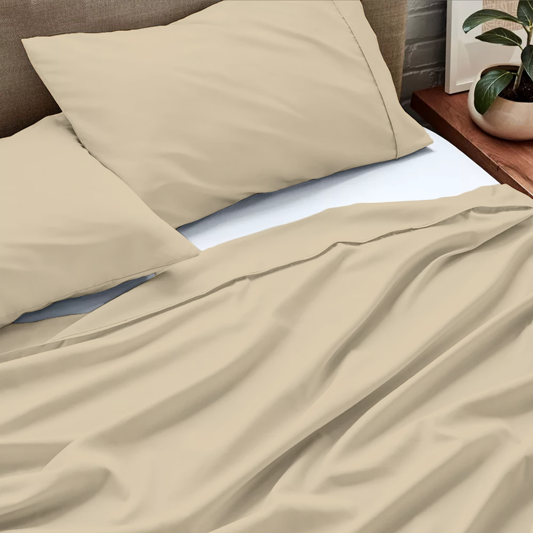 Beige Bed Sheets