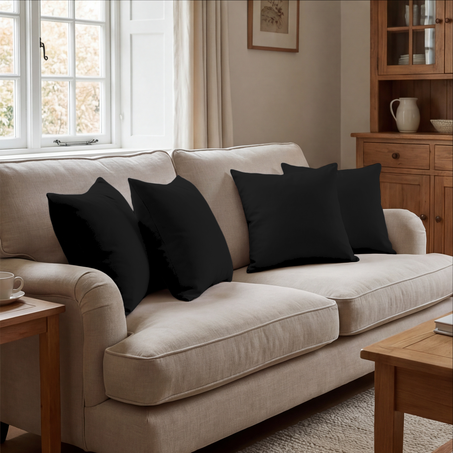 Black Cushion Covers