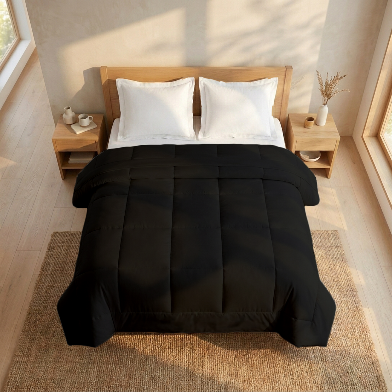 Black 150 GSM Comforter