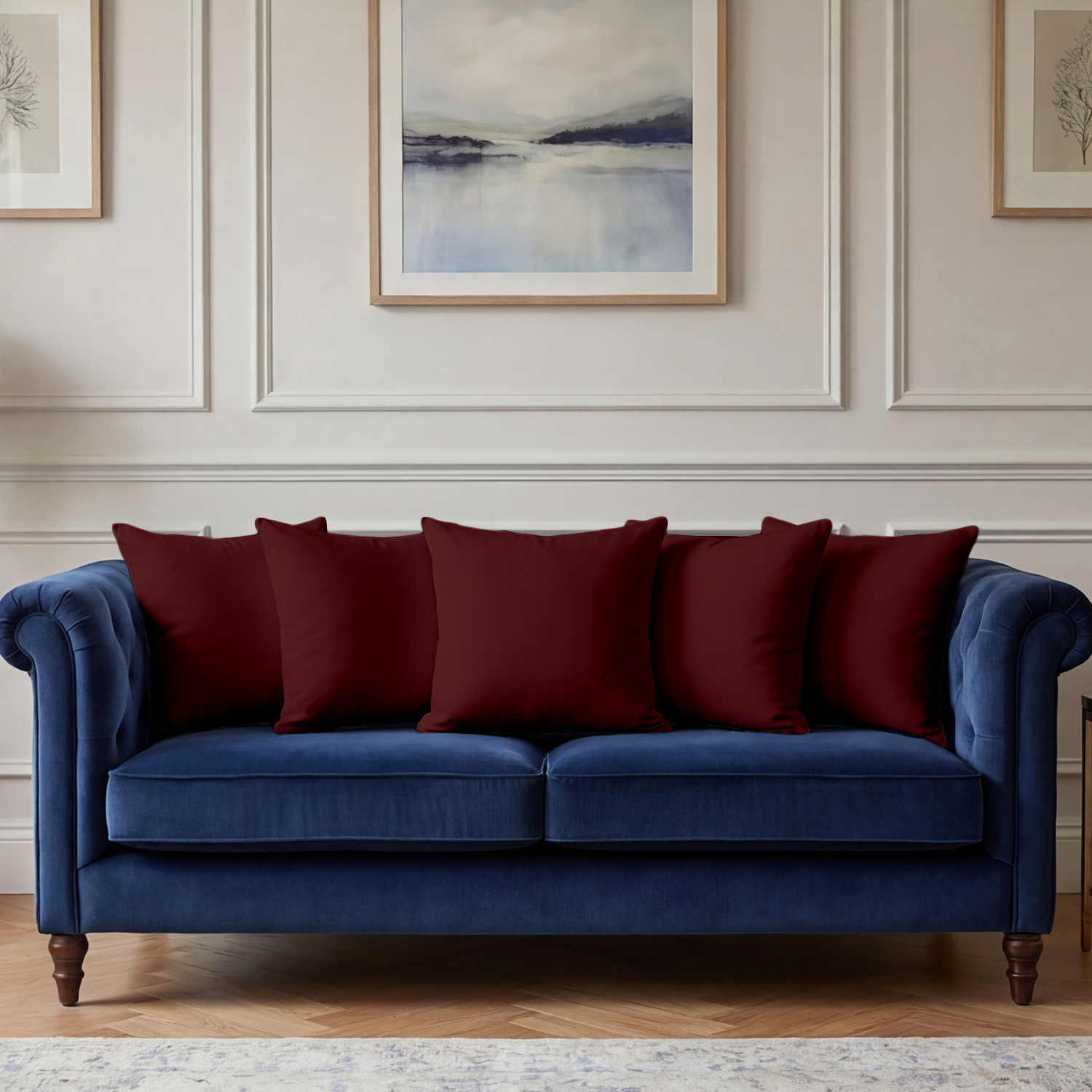 Burgundy Cushion Covers