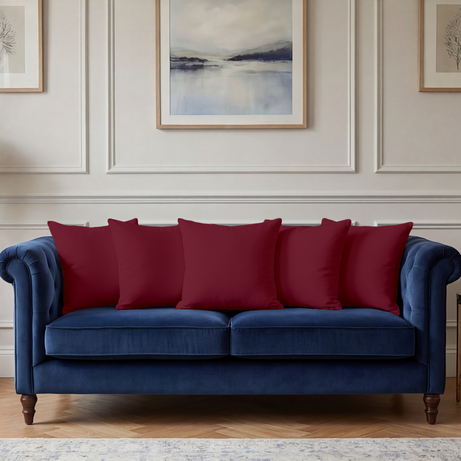 Burgundy Cushion Covers