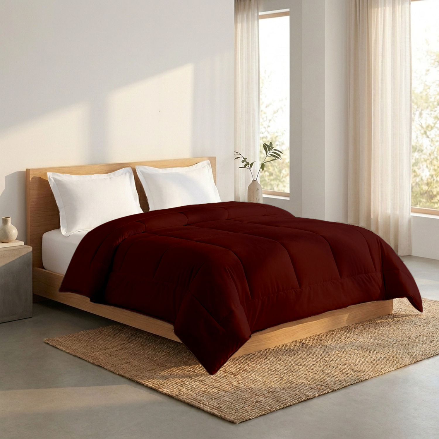 Burgundy Comforter