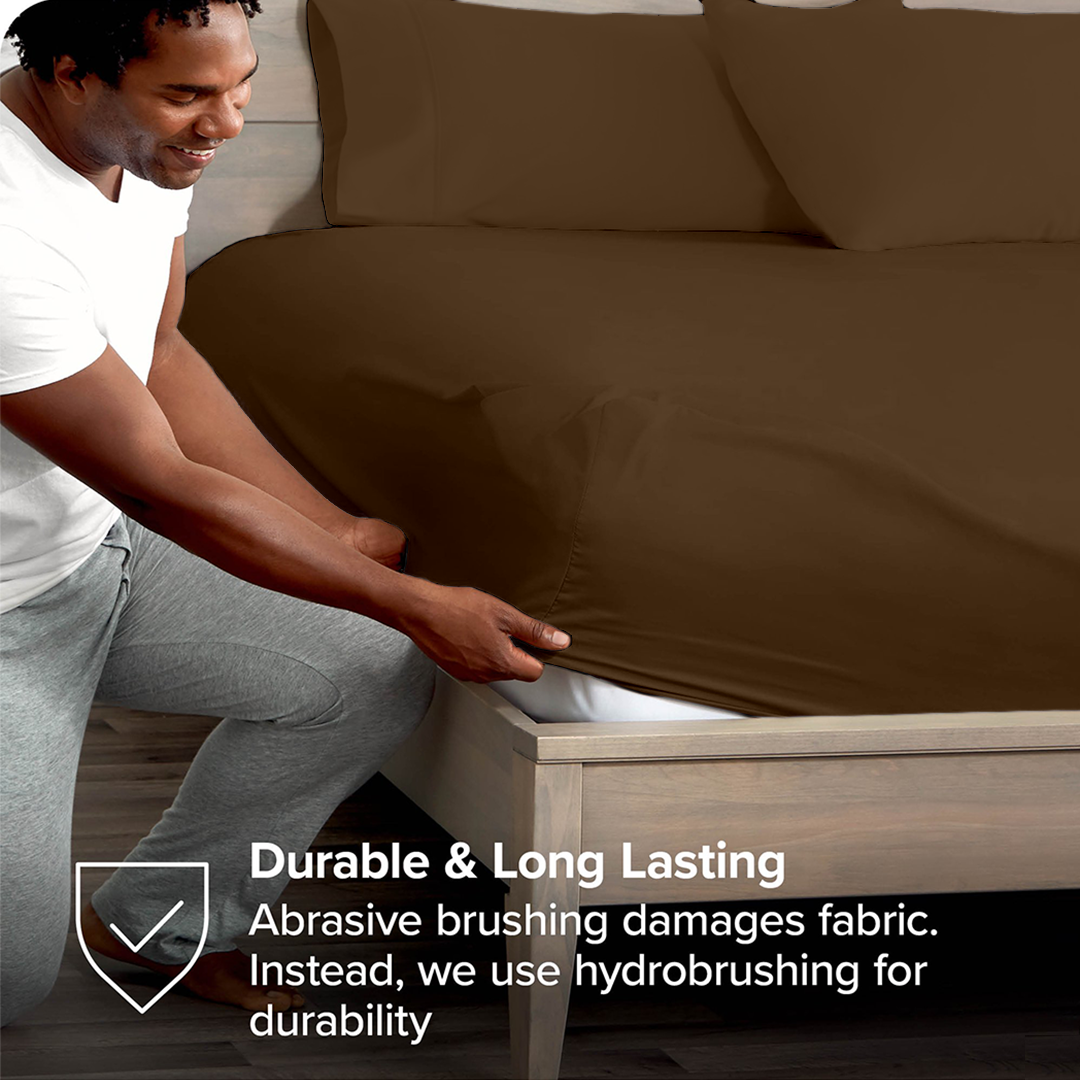 Chocolate Fitted Bedsheets