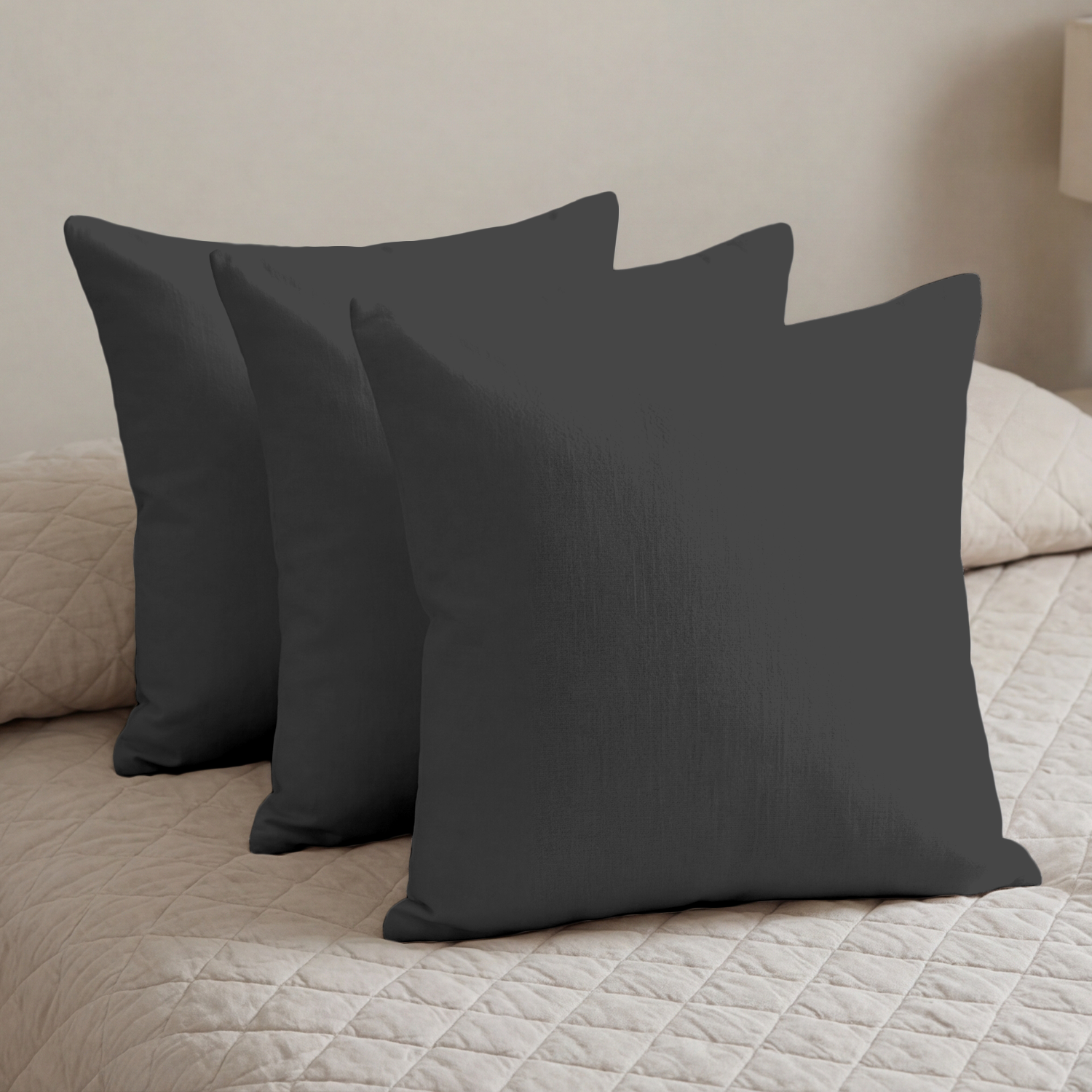 Dark Grey Cushion Covers