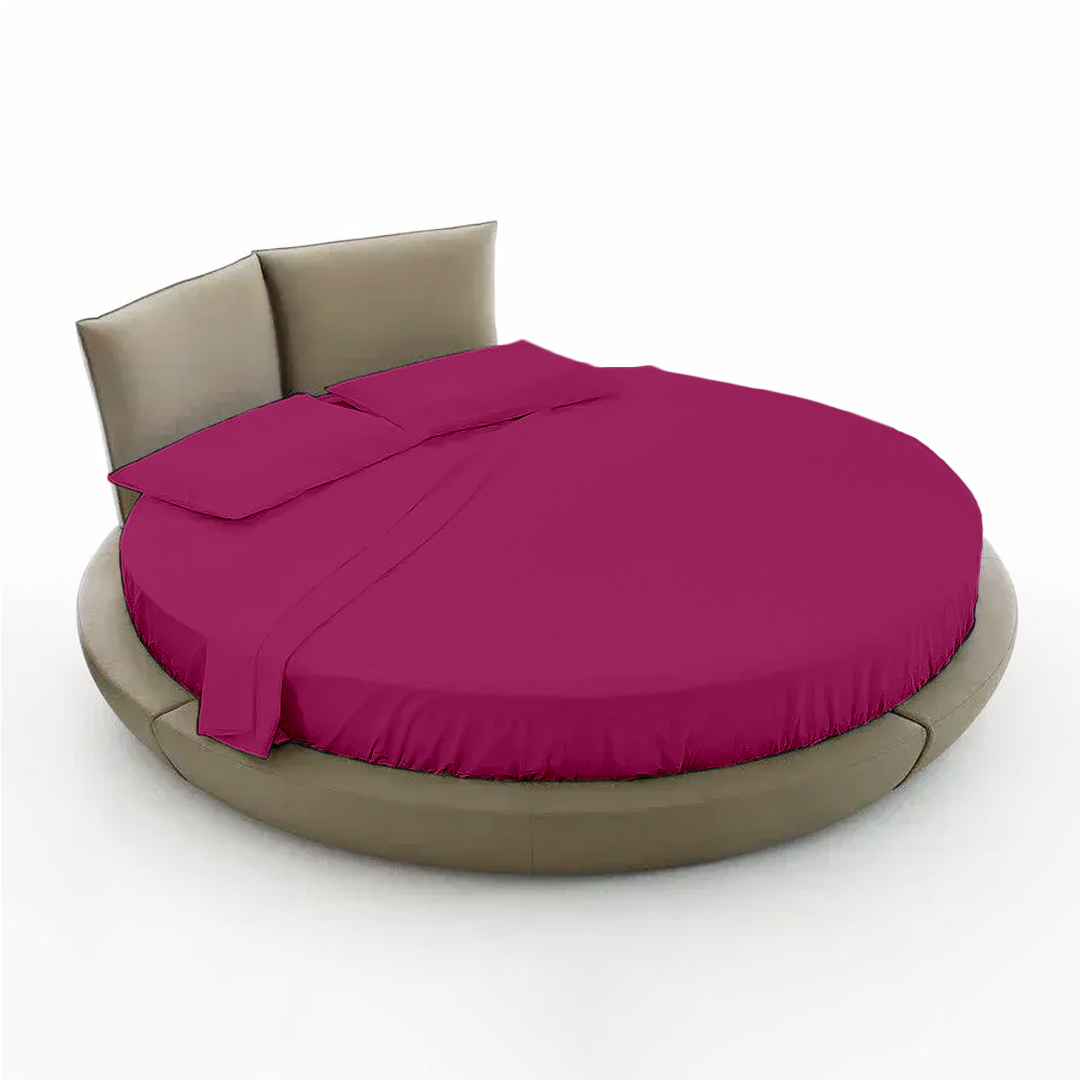 Hot Pink Round Bed Sheets