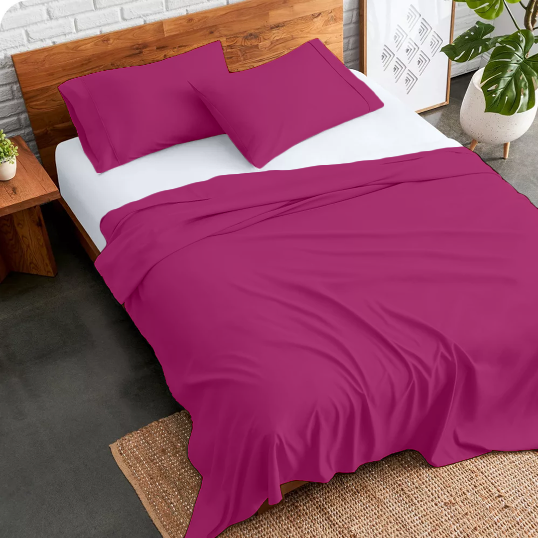 Hot Pink Bed Sheets