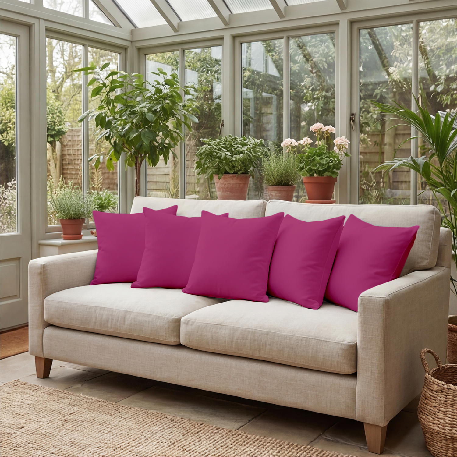 Hot Pink Cushion Covers