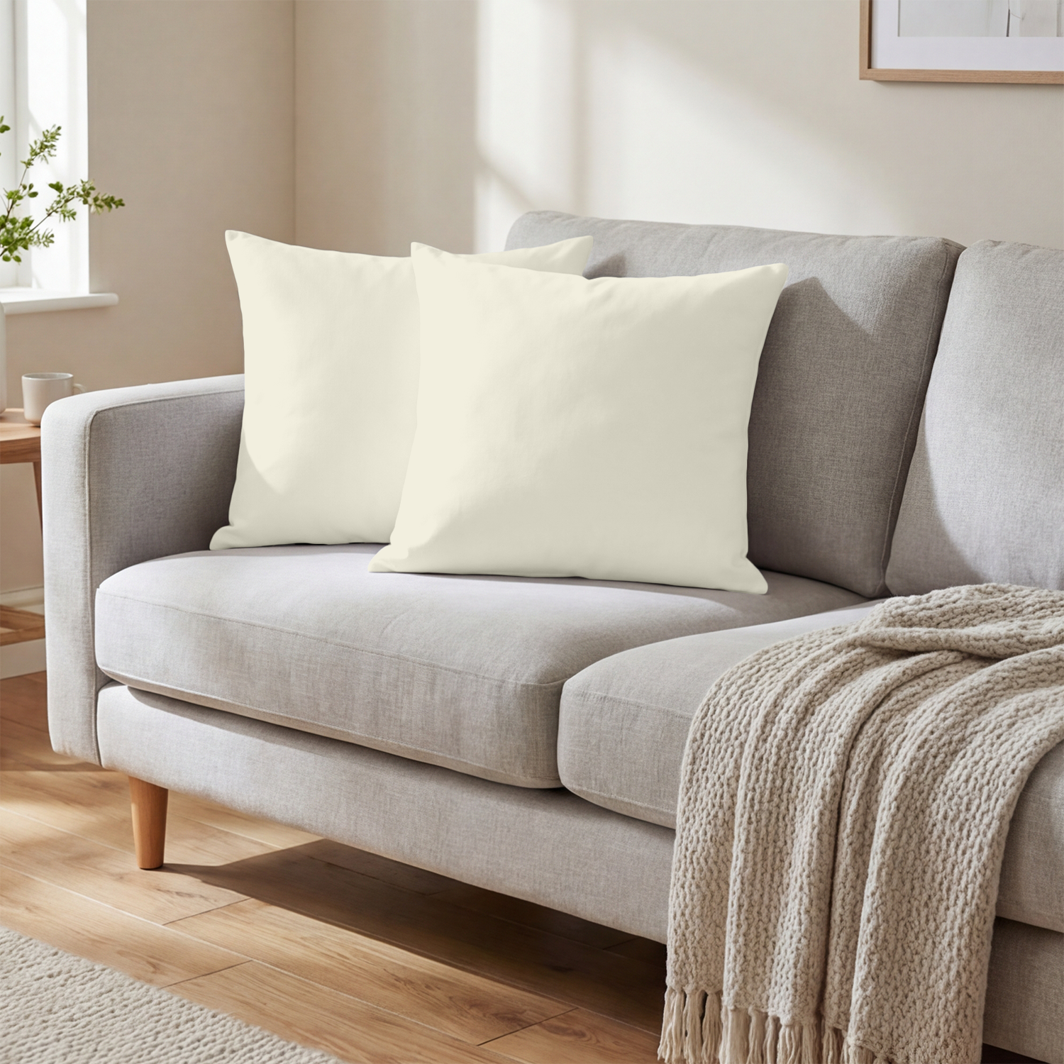 Ivory Cushion Covers