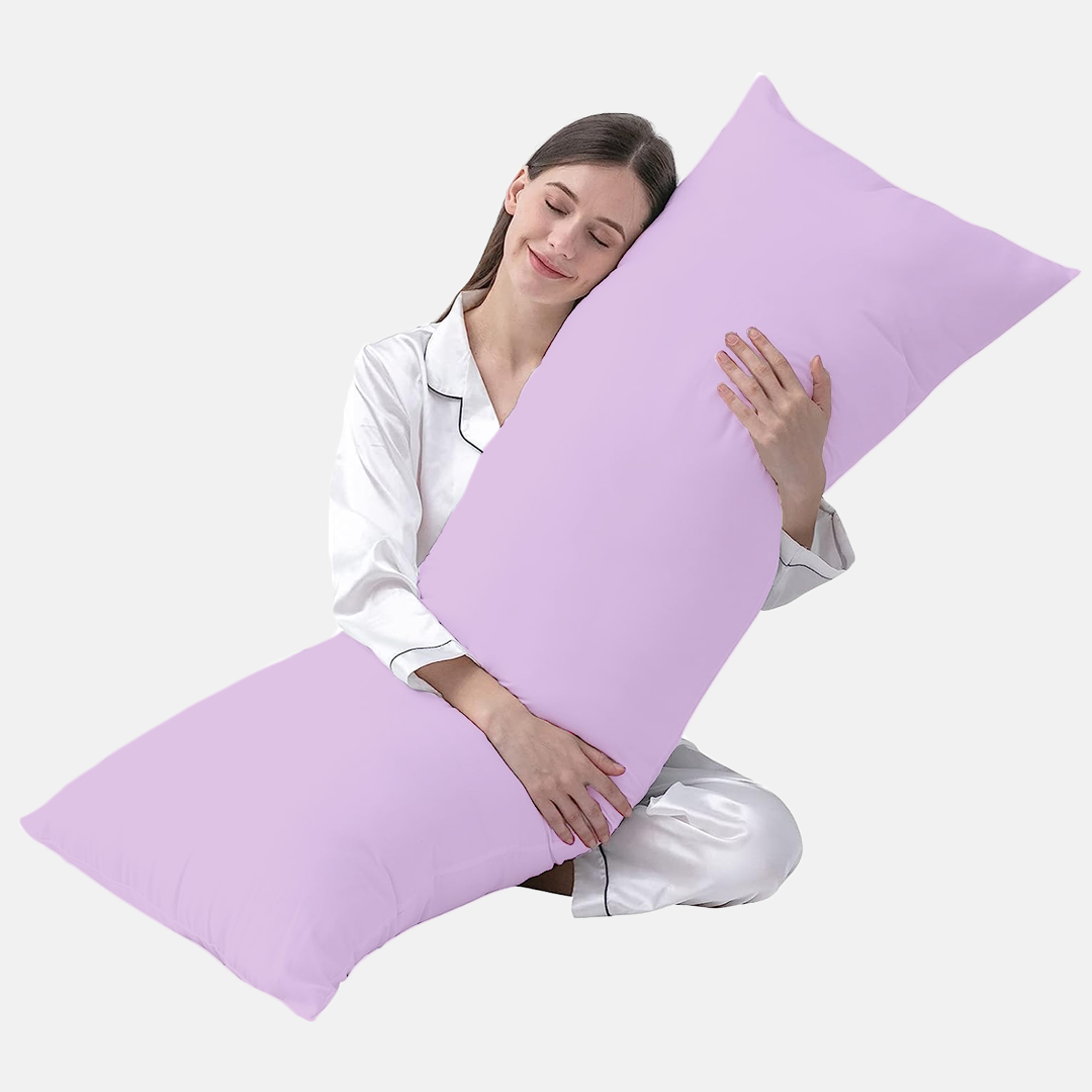 Lilac Body Pillow cases
