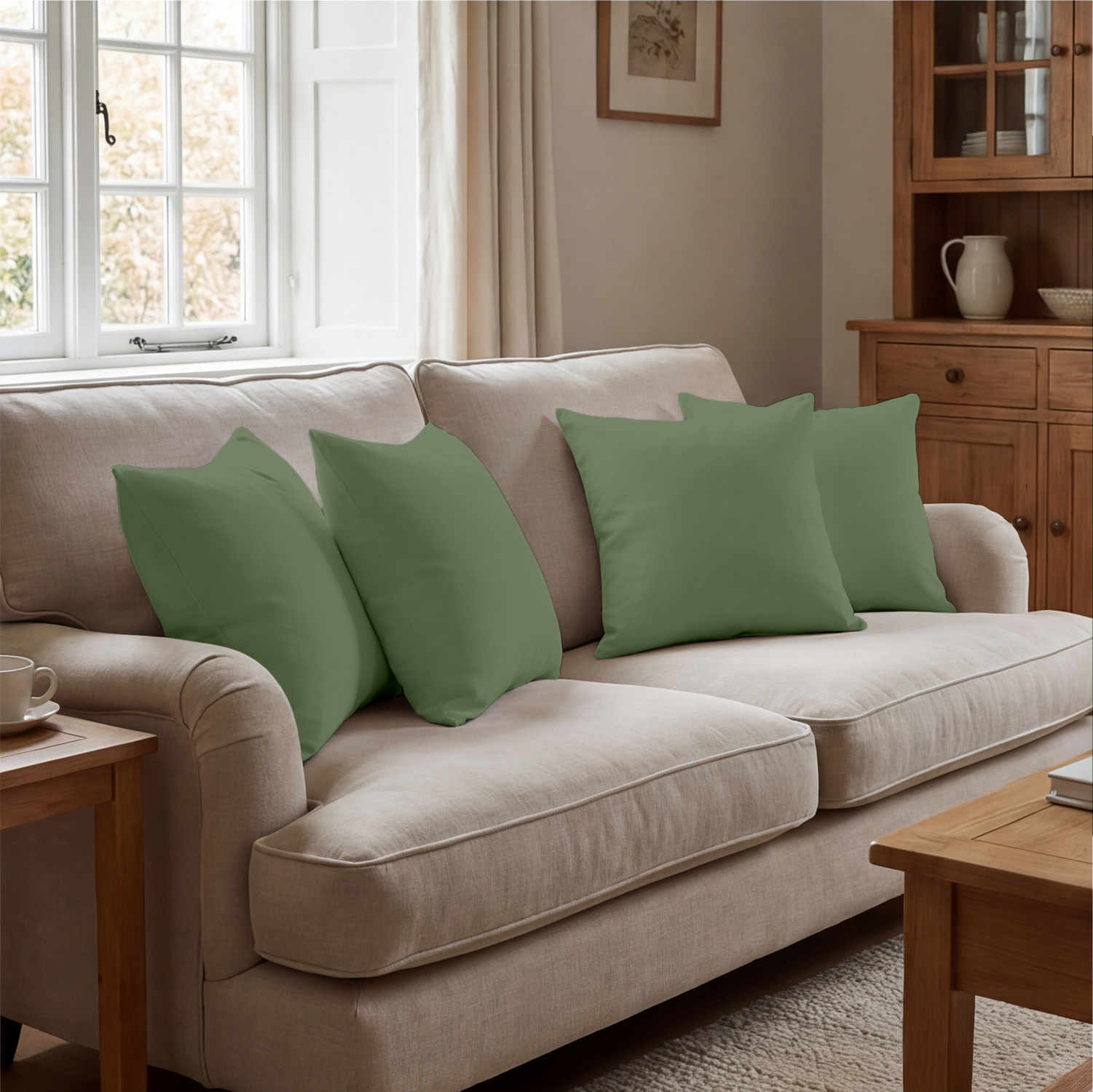 Moss Green Cushion Covers