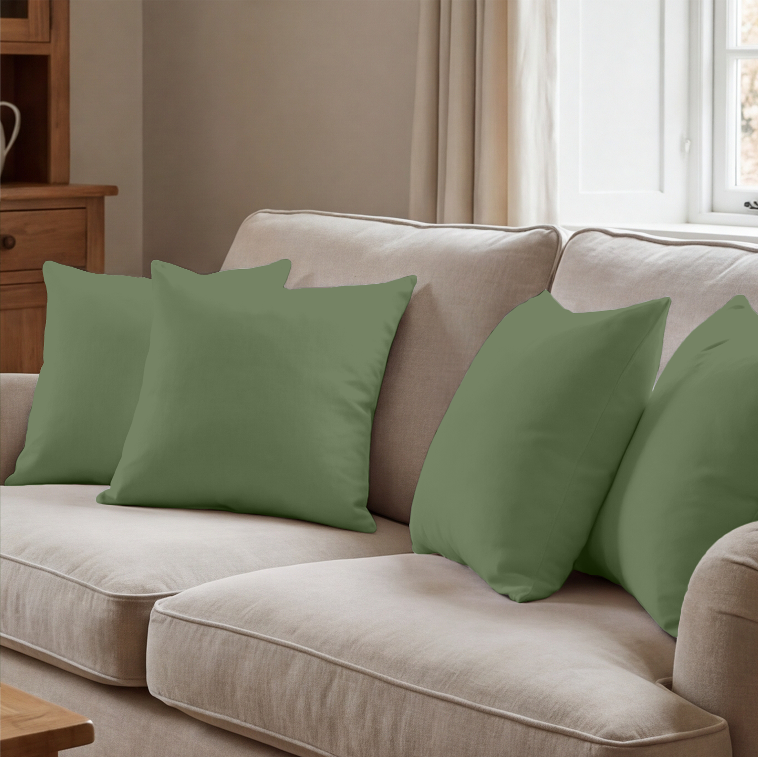 Moss Green Cushion Covers