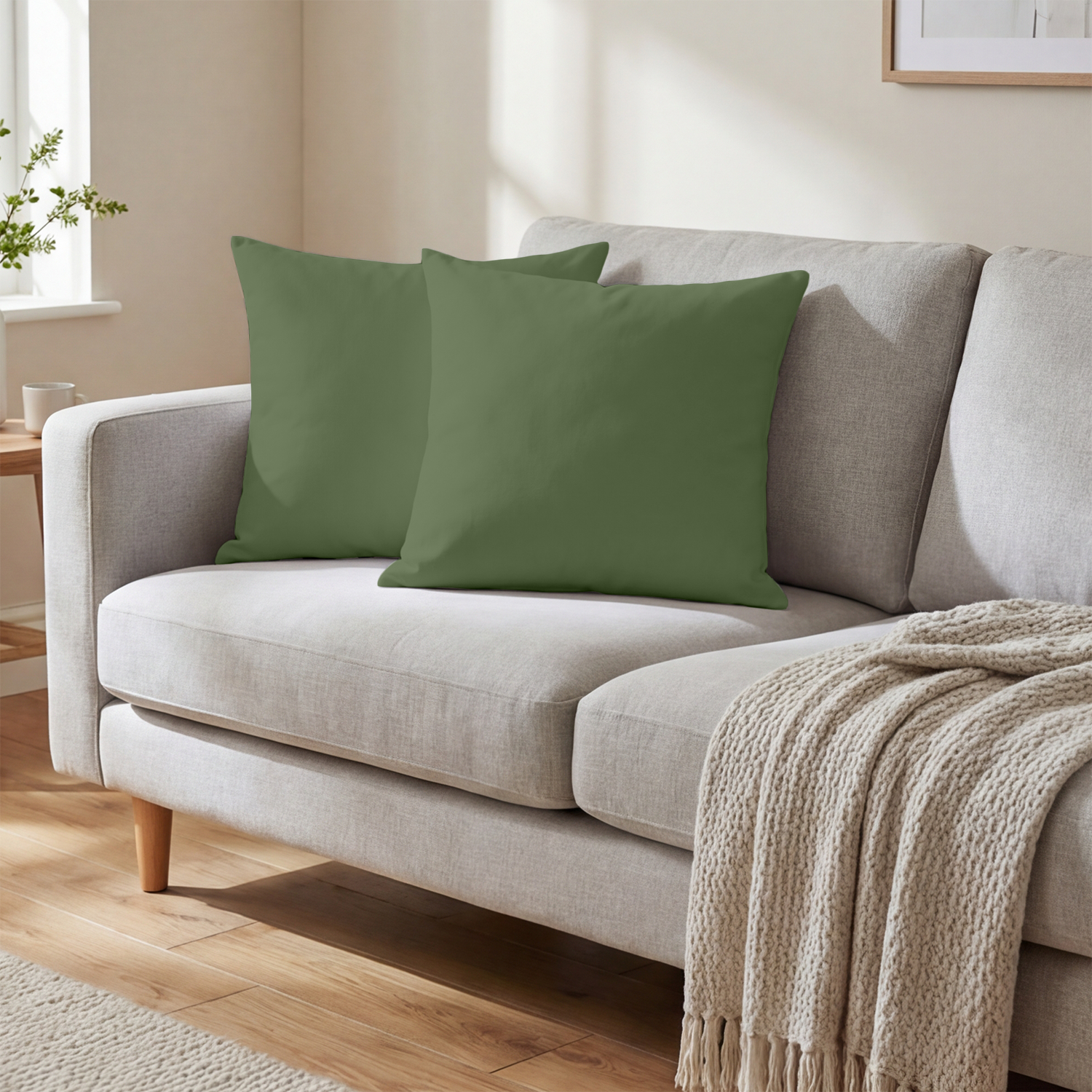 Moss Green Cushion Covers