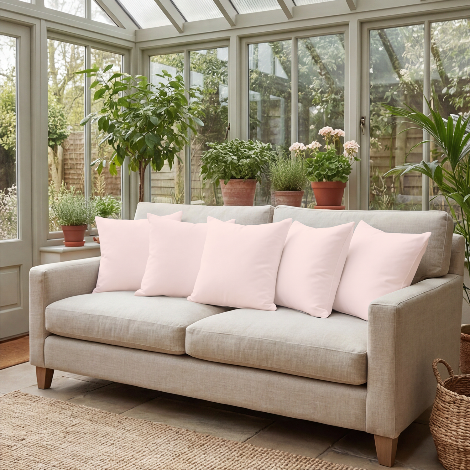 Peach Cushion Covers