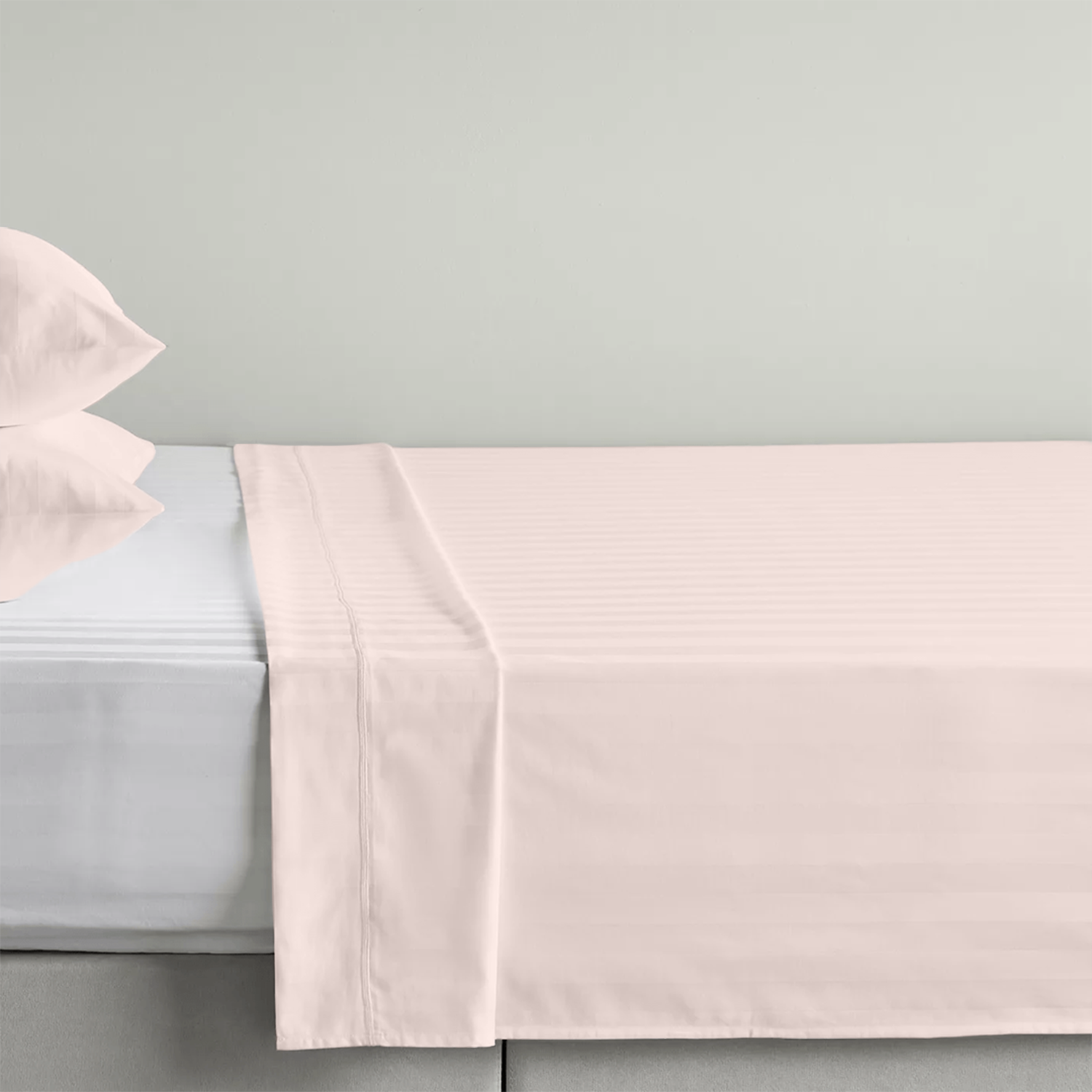 Peach Stripe Bed Sheets
