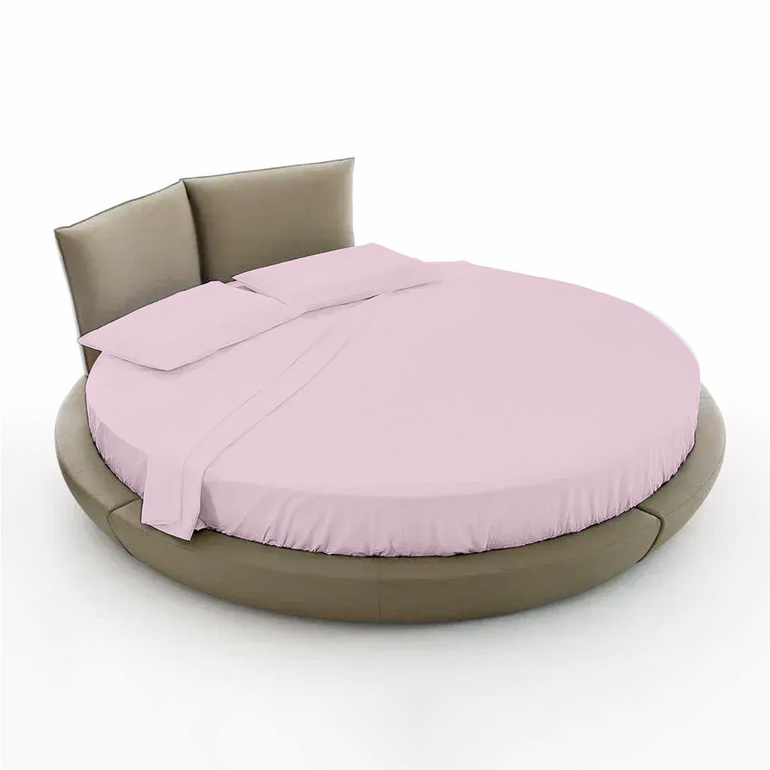 Pink Round Bed Sheets