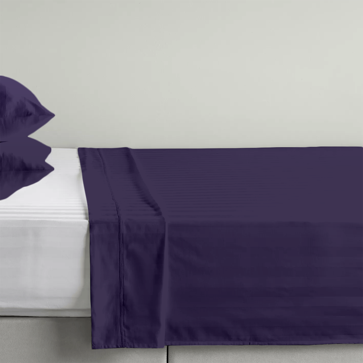 Purple Stripe Bed Sheets