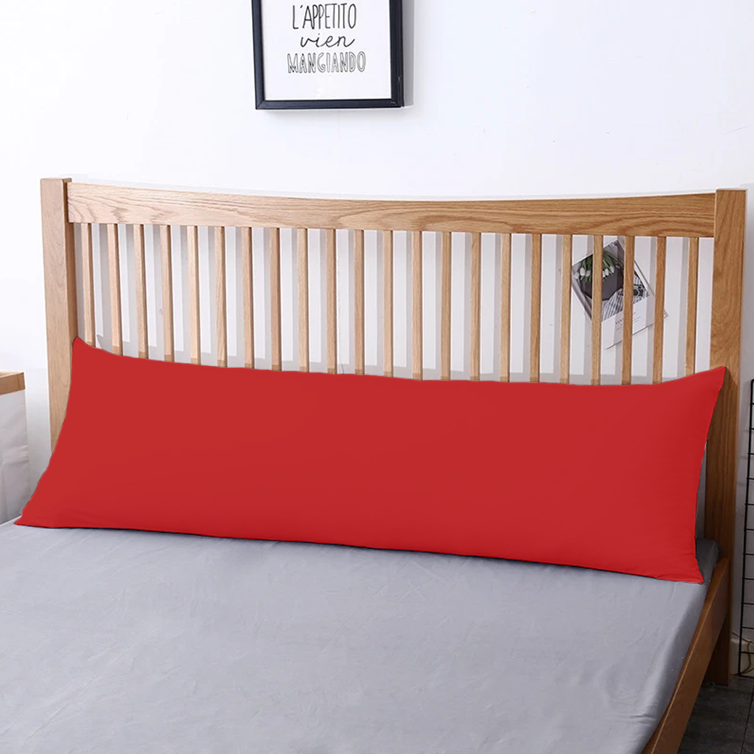 Red Body Pillow cases