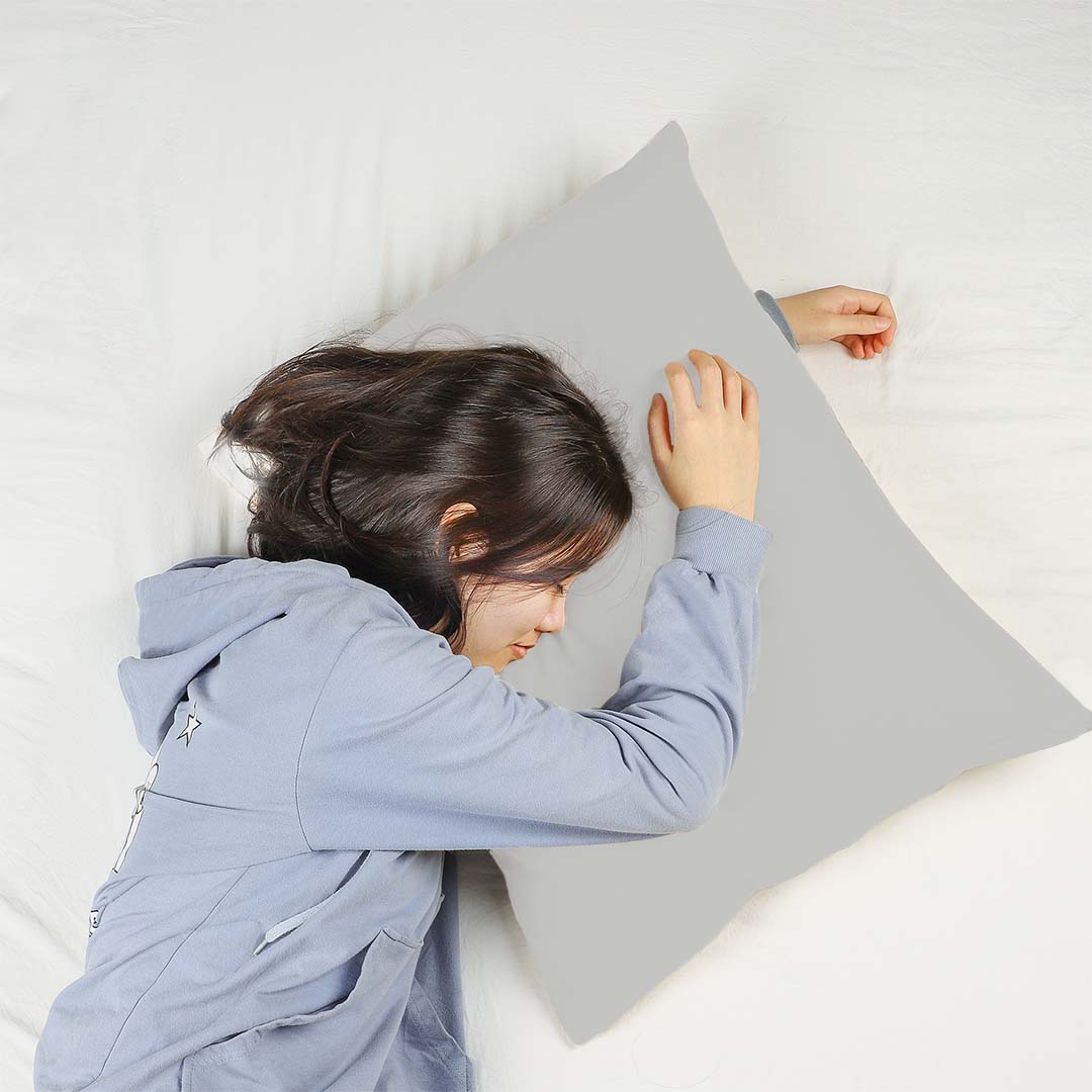 Light Grey Pillow Cover
