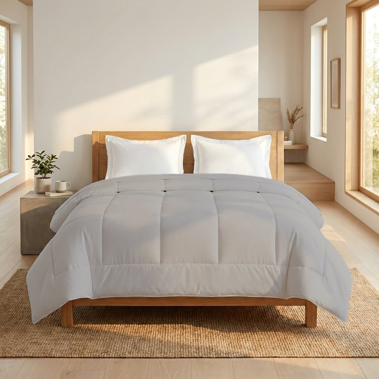 Light Grey 200 GSM All Season Comforter