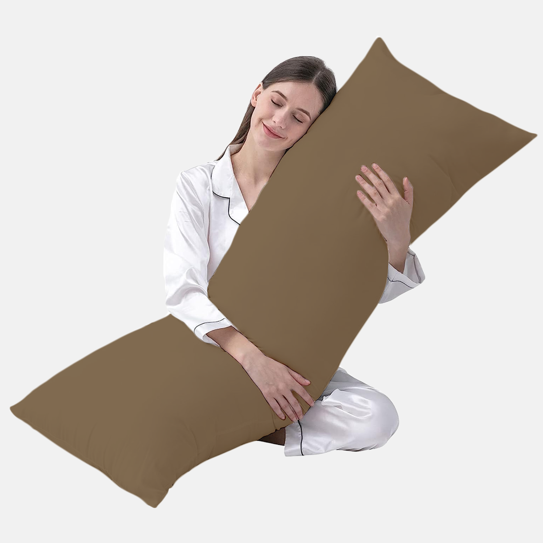 Taupe Body Pillow cases