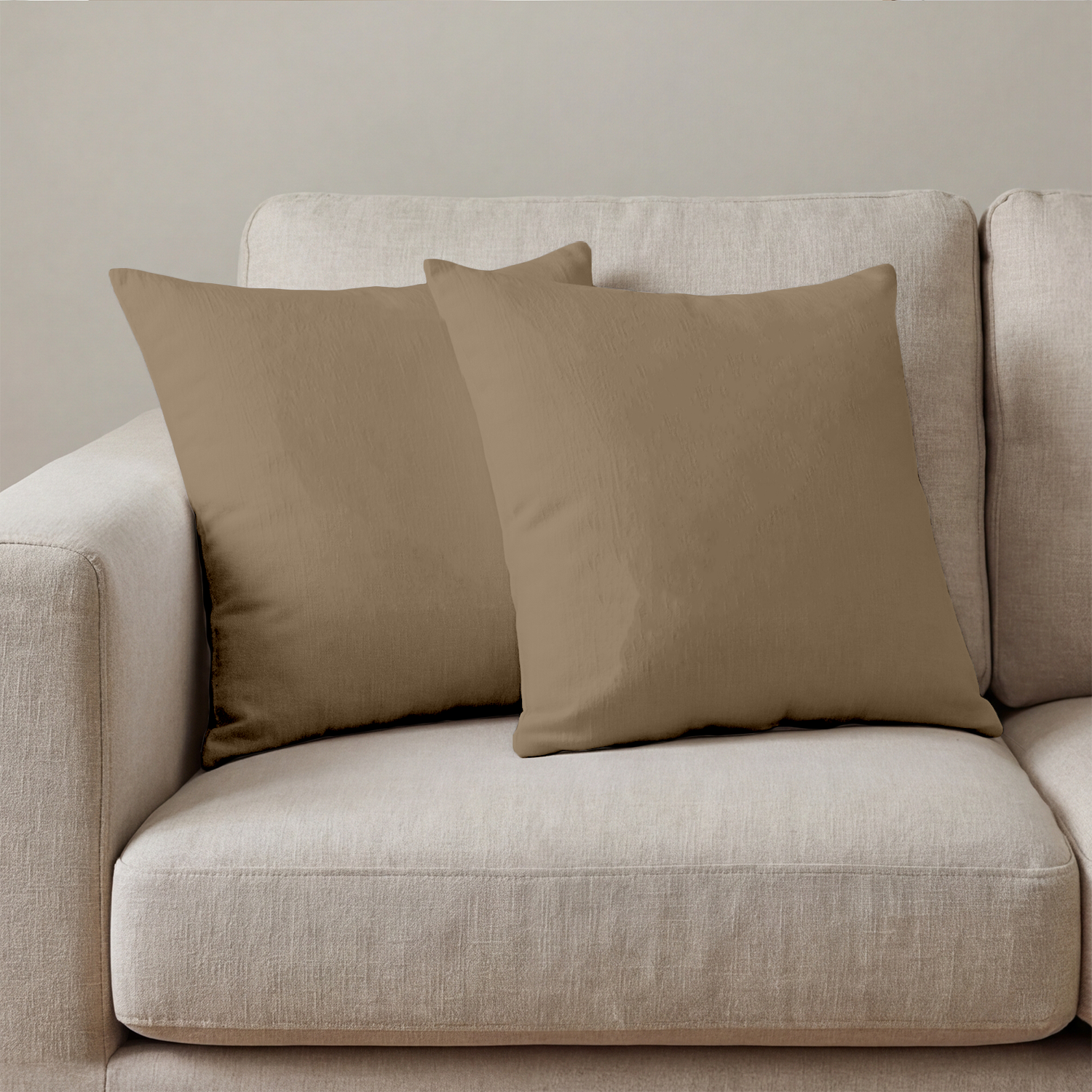 Taupe Cushion Covers