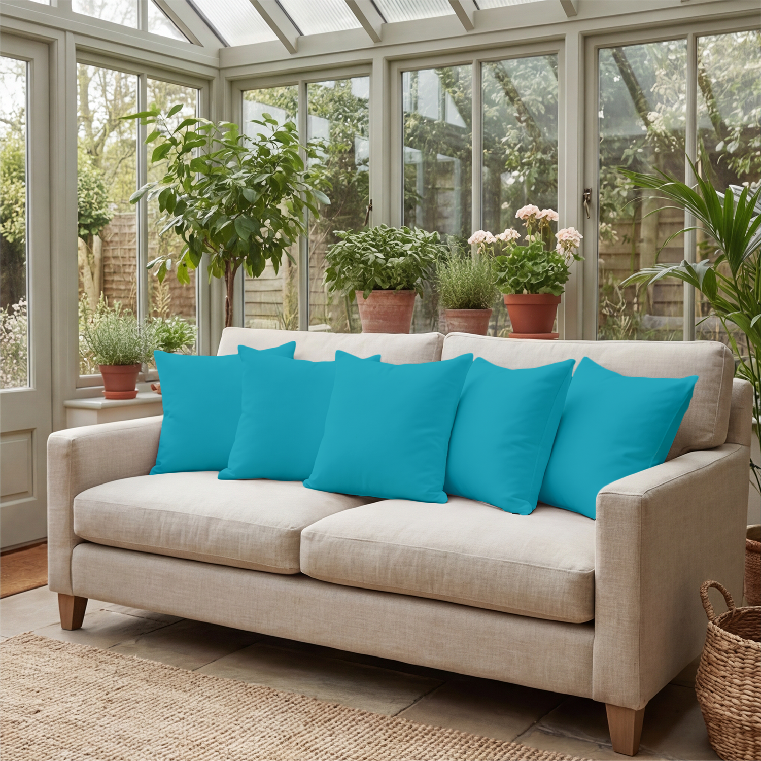 Turquoise Cushion Covers
