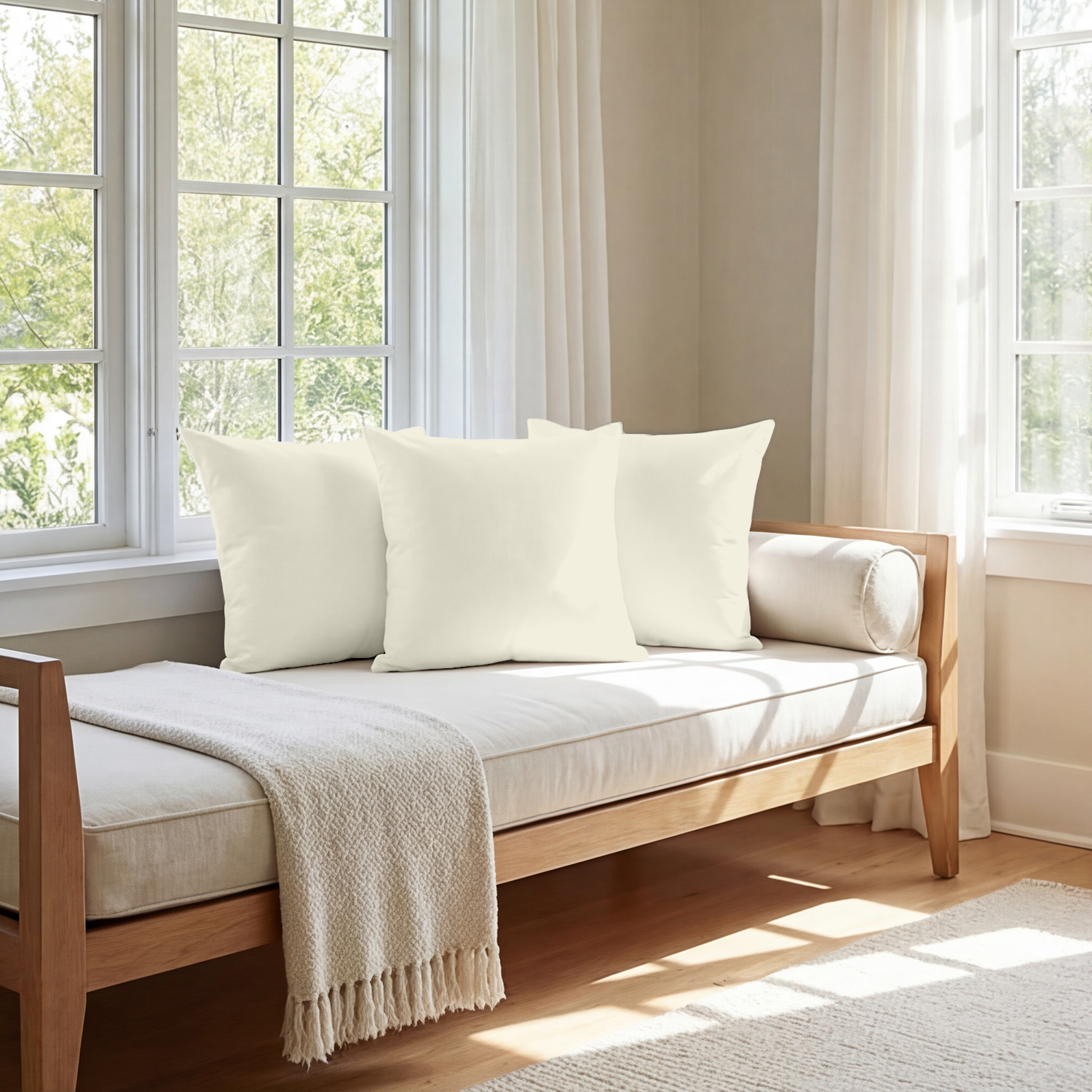 Ivory Cushion Covers