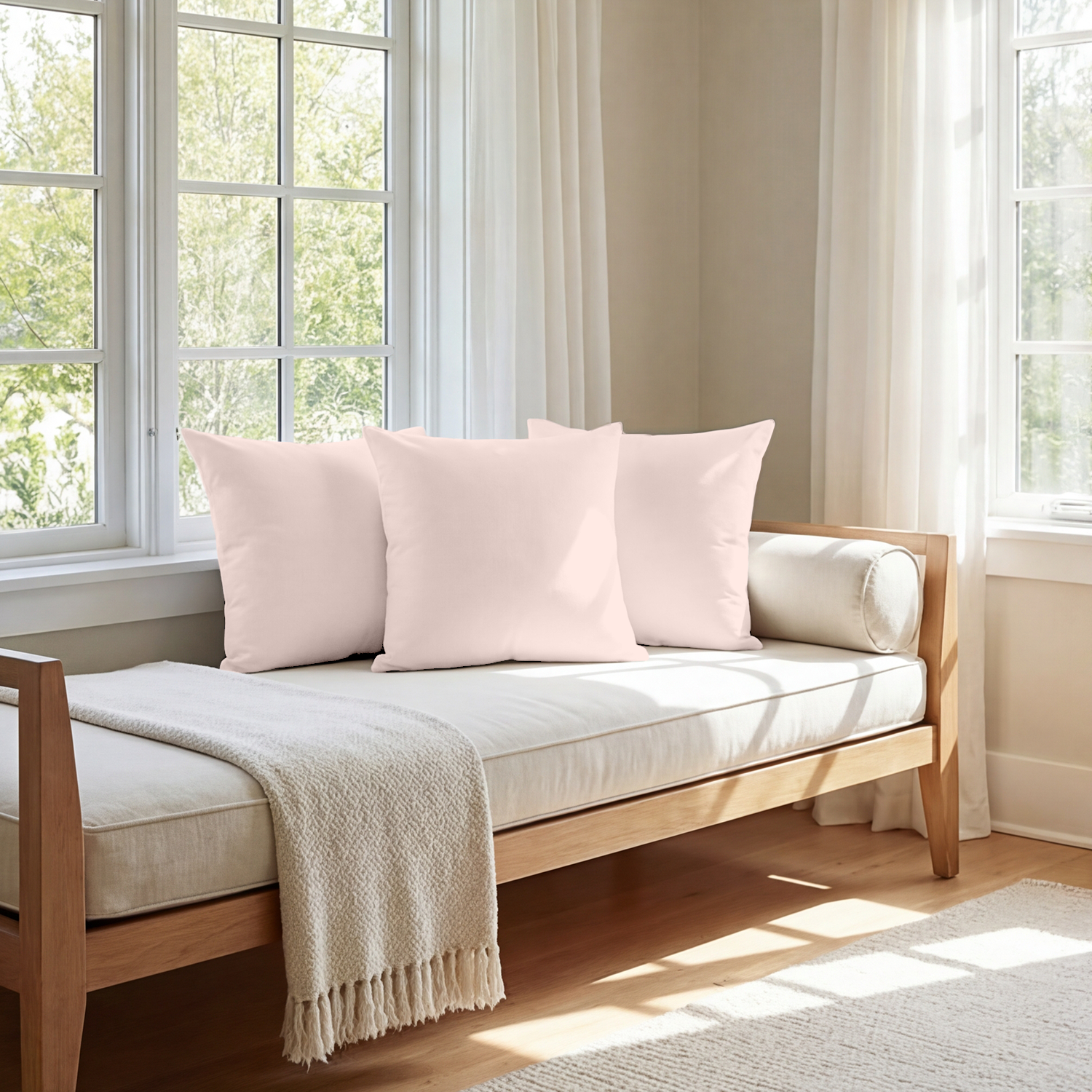 Peach Cushion Covers