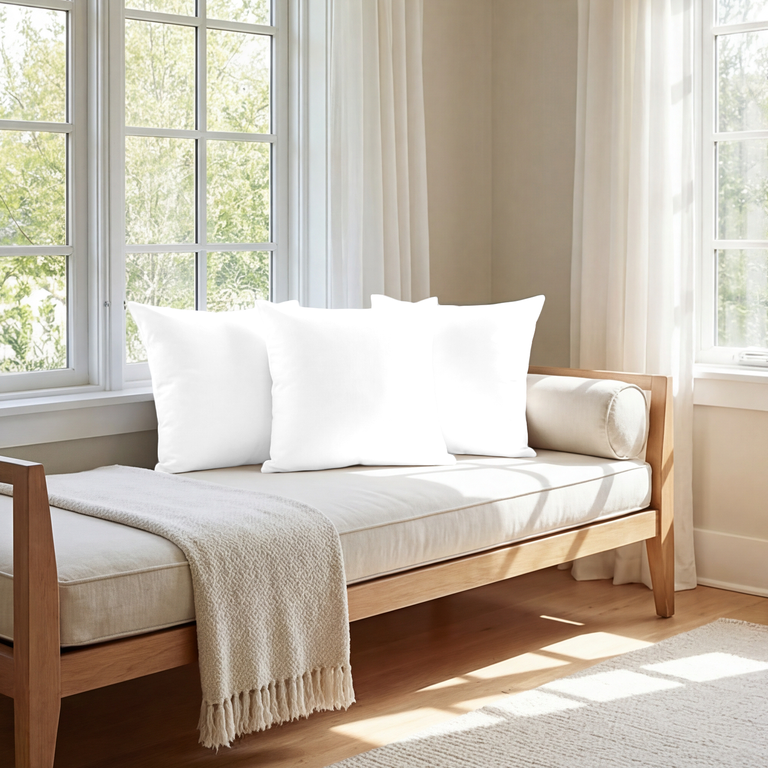 White Cushion Covers