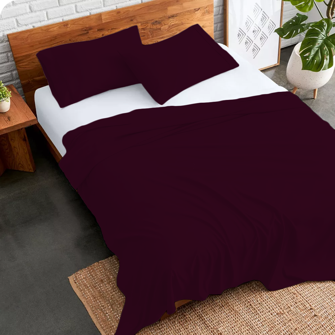 Wine Bed Sheets