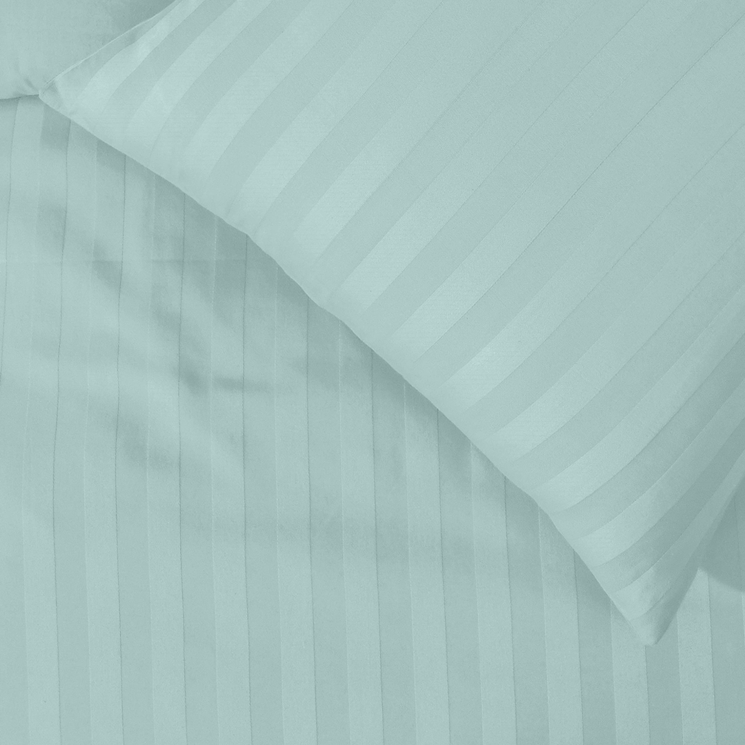 Aqua Blue Stripe Duvet Covers