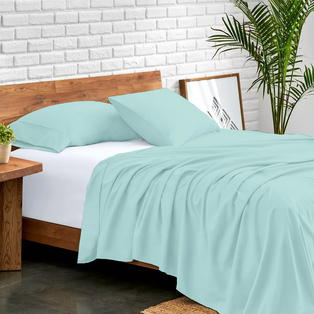 Aqua Blue Bed Sheets