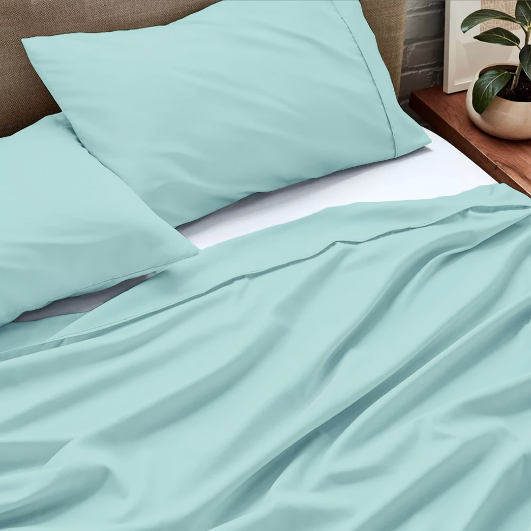 Aqua Blue Bed Sheets