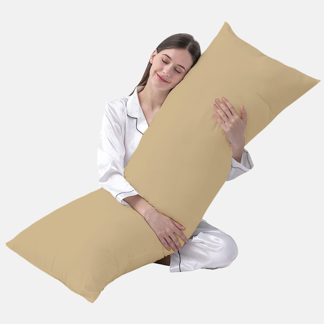 Beige Body Pillow cases