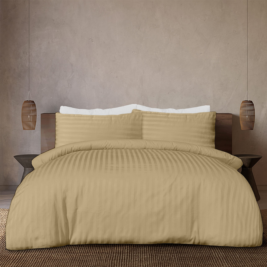 Beige Stripe Duvet Covers