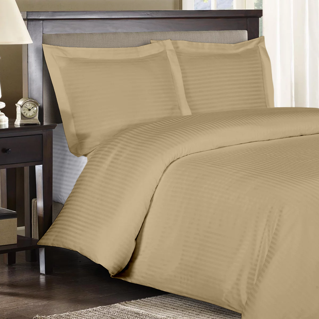 Beige Stripe Duvet Covers
