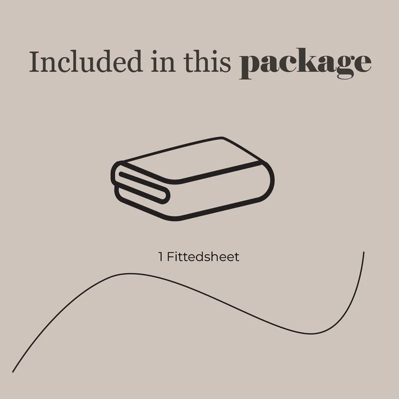 Beige Stripe Fitted Bedsheets
