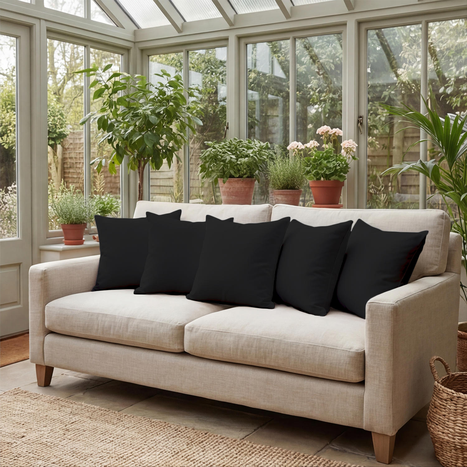 Black Cushion Covers