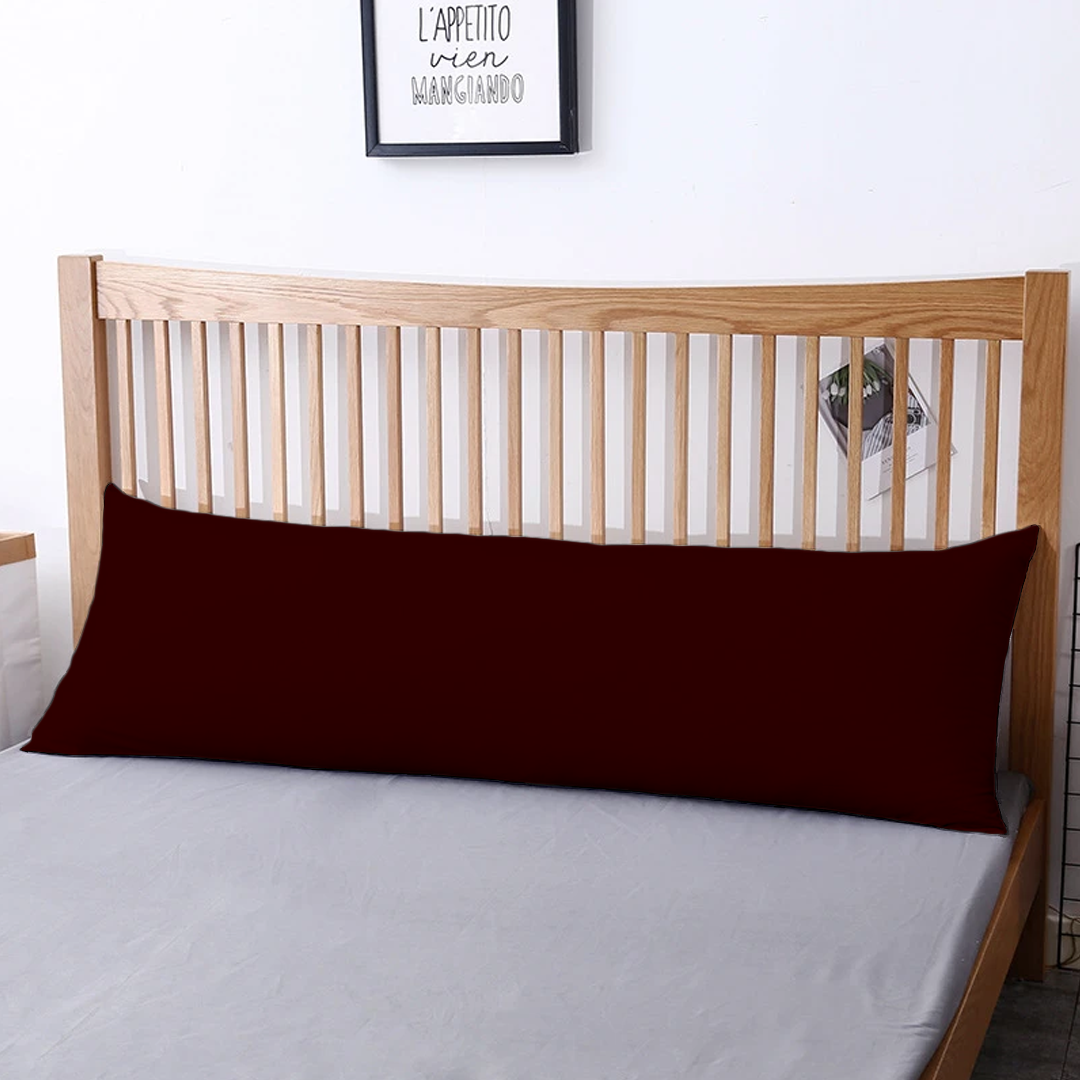 Burgundy Body Pillow cases