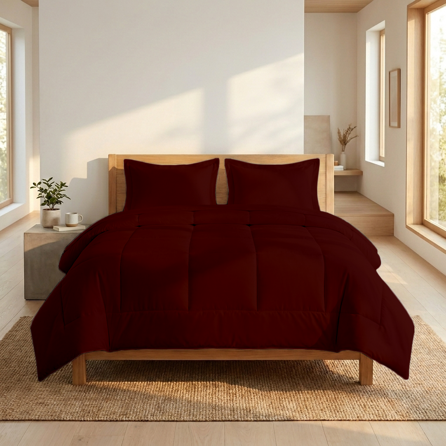 Burgundy 150 GSM Comforter