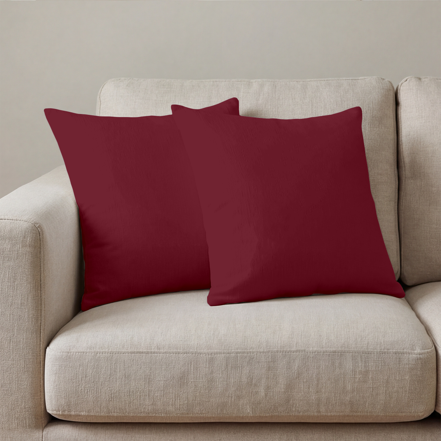 Burgundy Cushion Covers