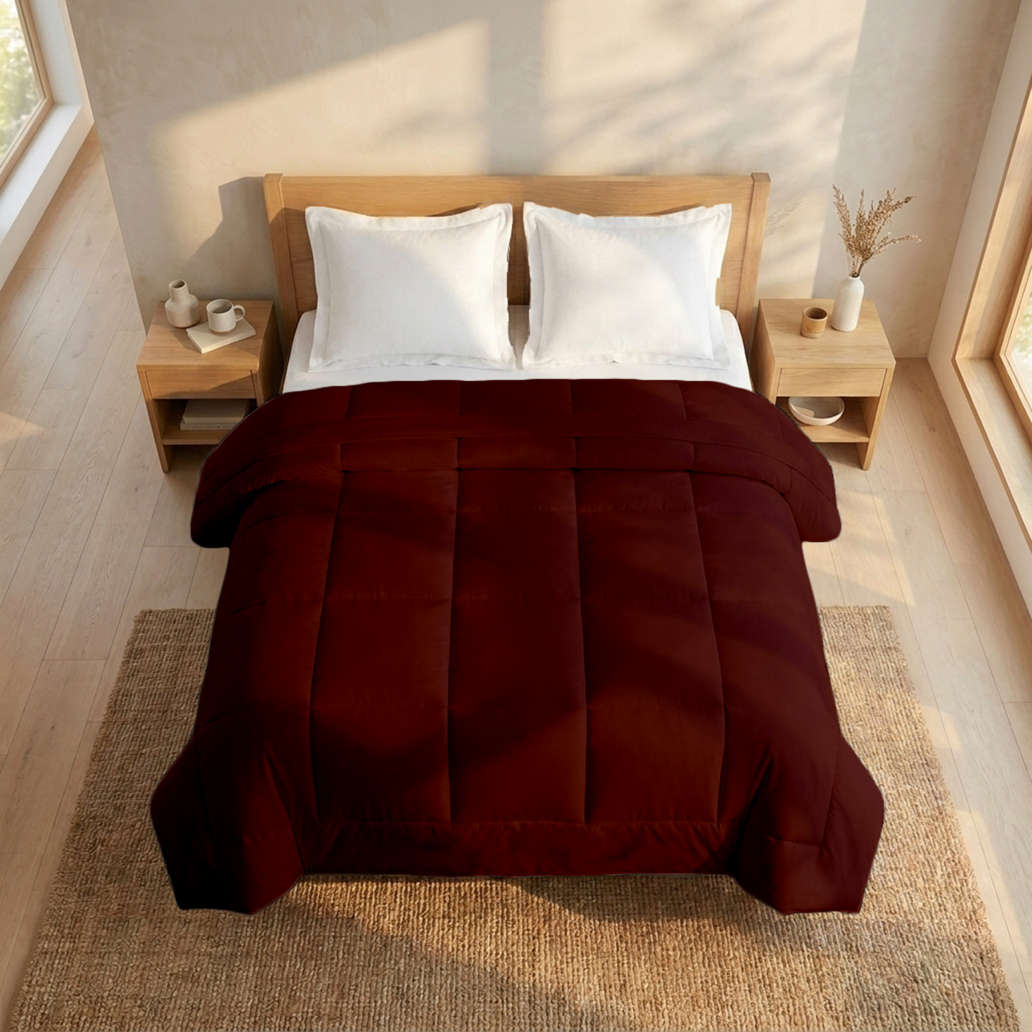 Burgundy Comforter