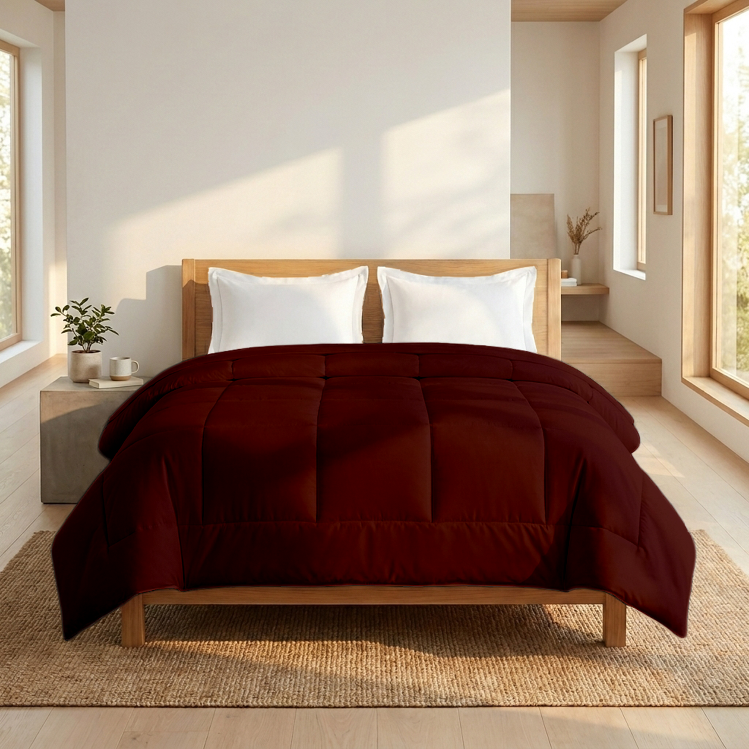 Burgundy Comforter