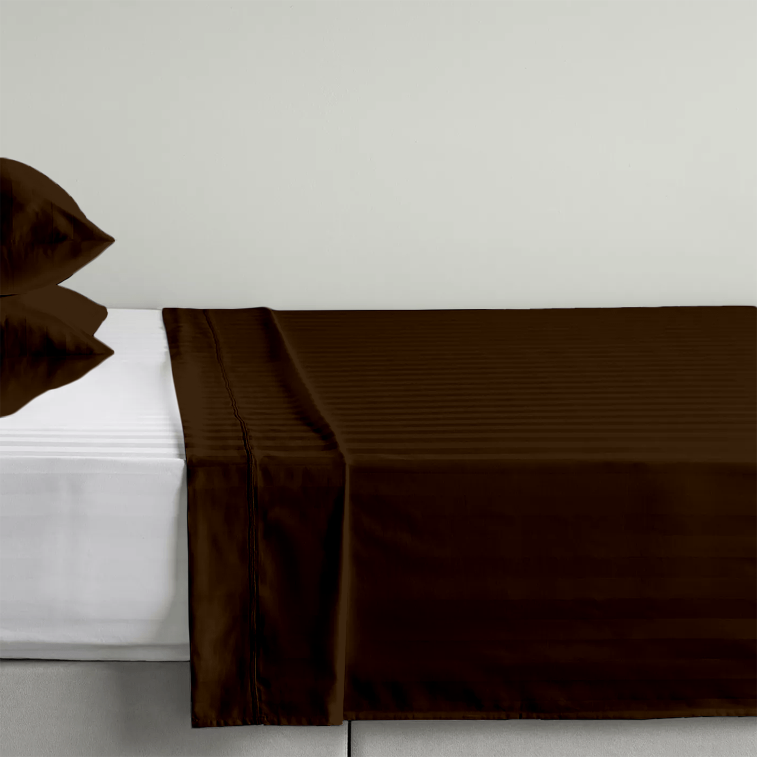 Chocolate Stripe Bed Sheets