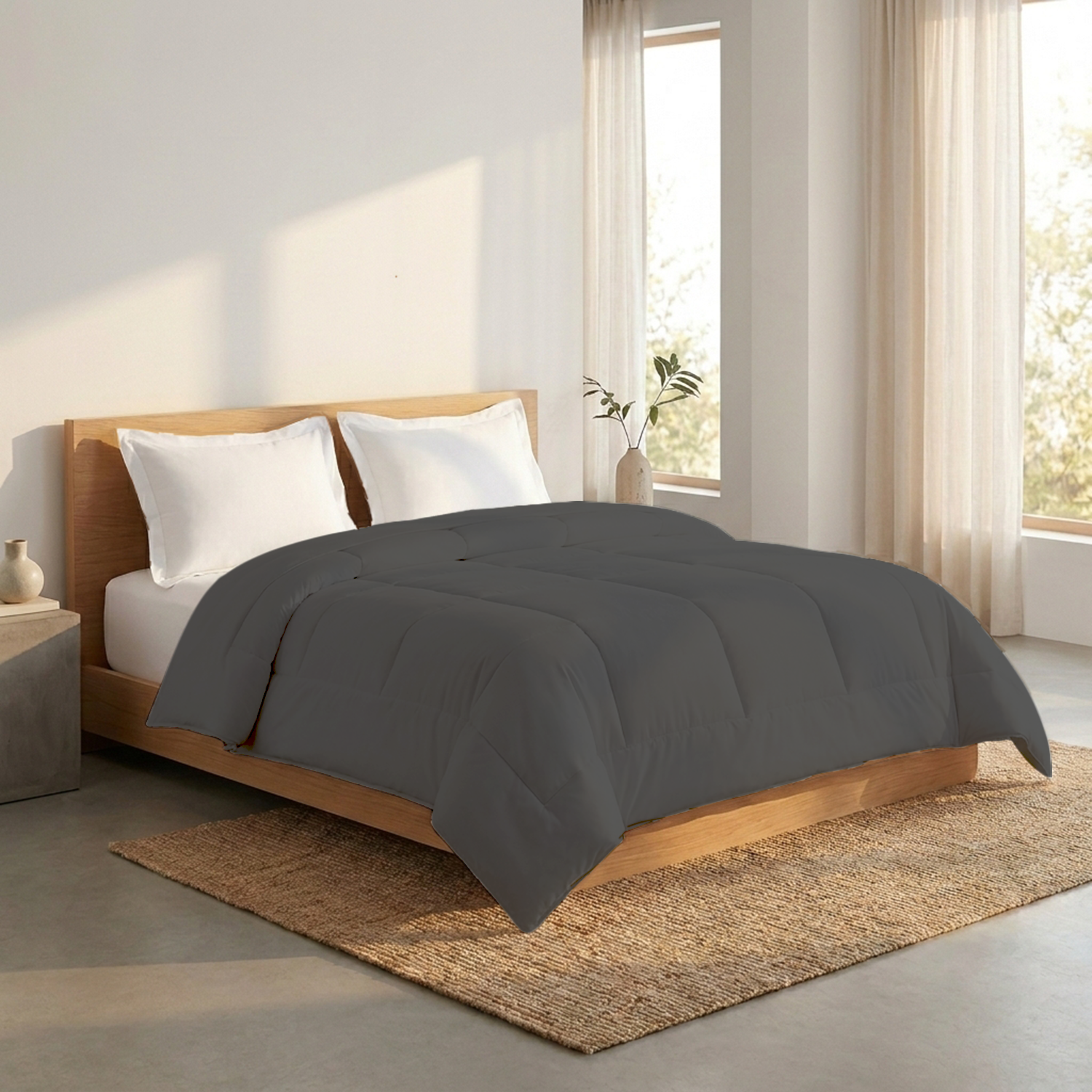 Dark Grey Comforter
