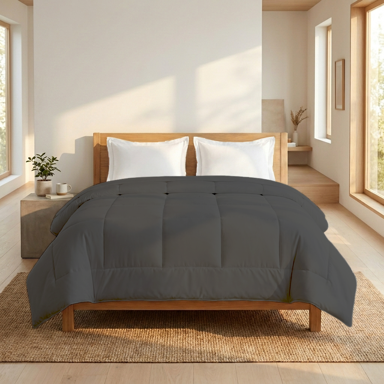 Dark Grey Comforter