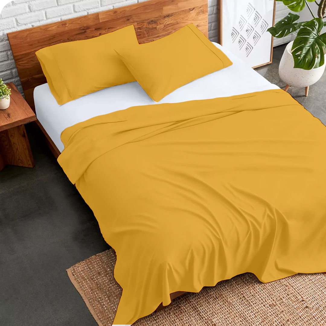 Gold Bed Sheets