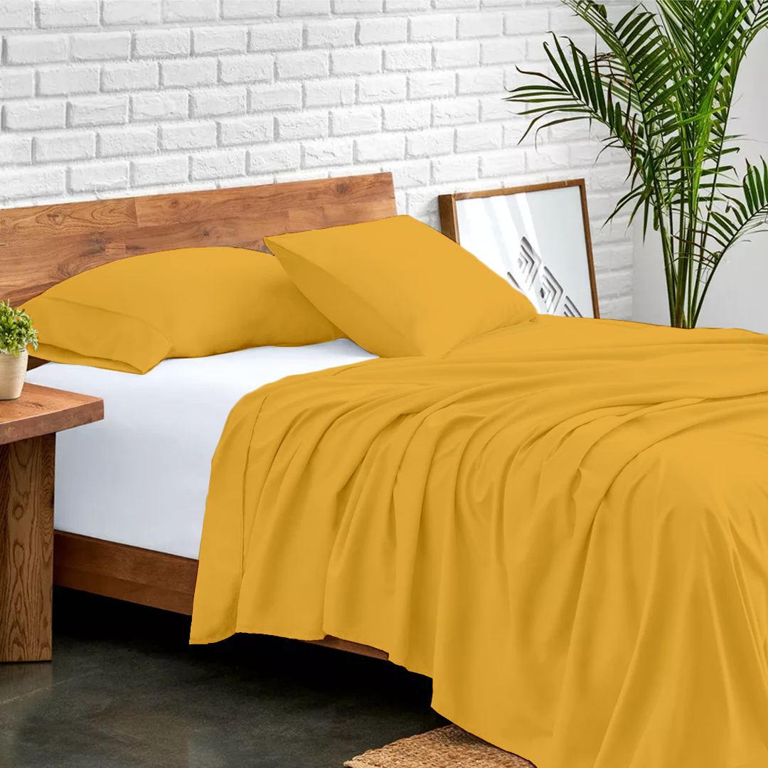 Gold Bed Sheets